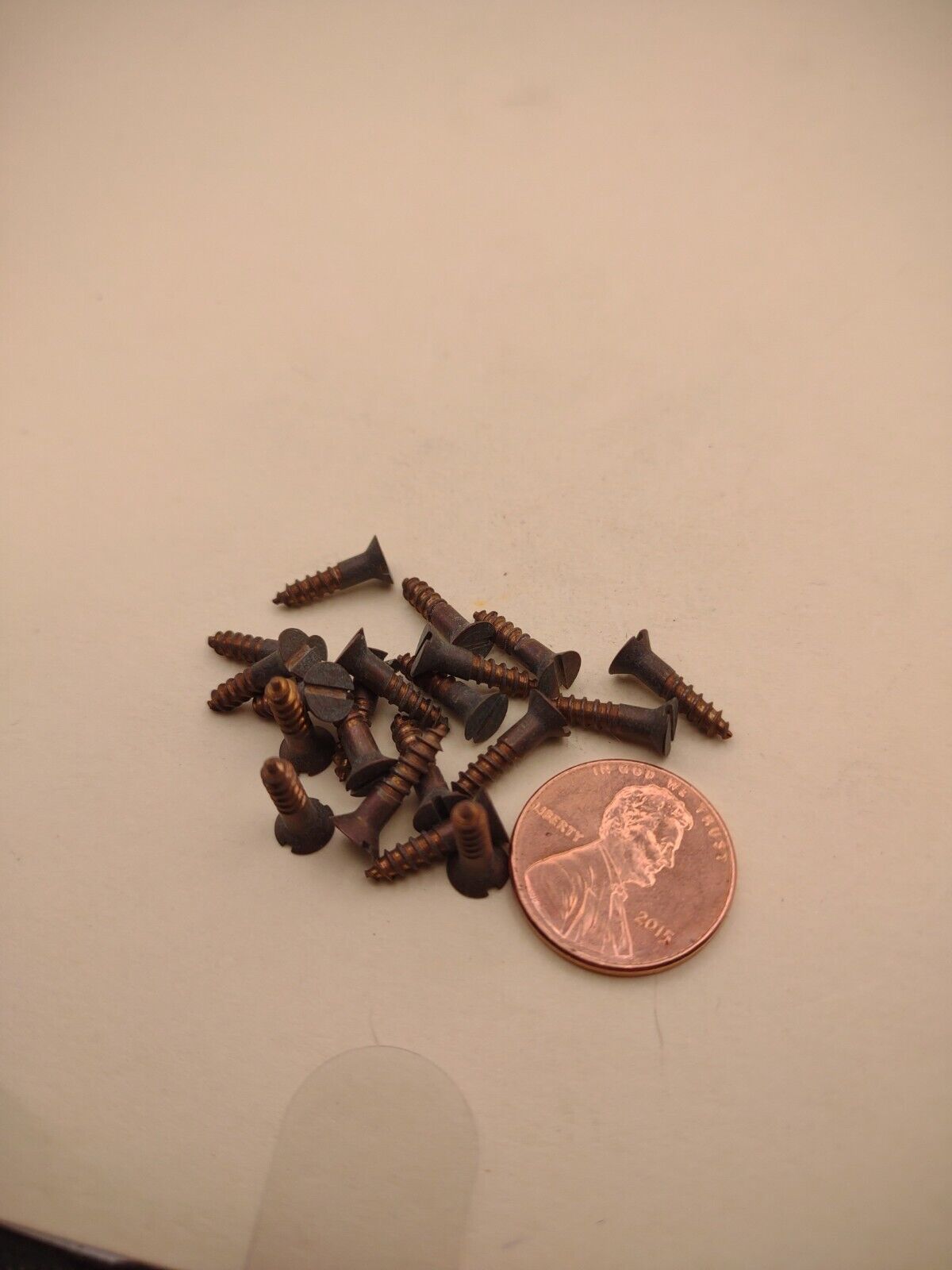 #4 x 1/2" Silicon Bronze Flat Head Slotted Marine Wood Screws (20) pack SBWS09
