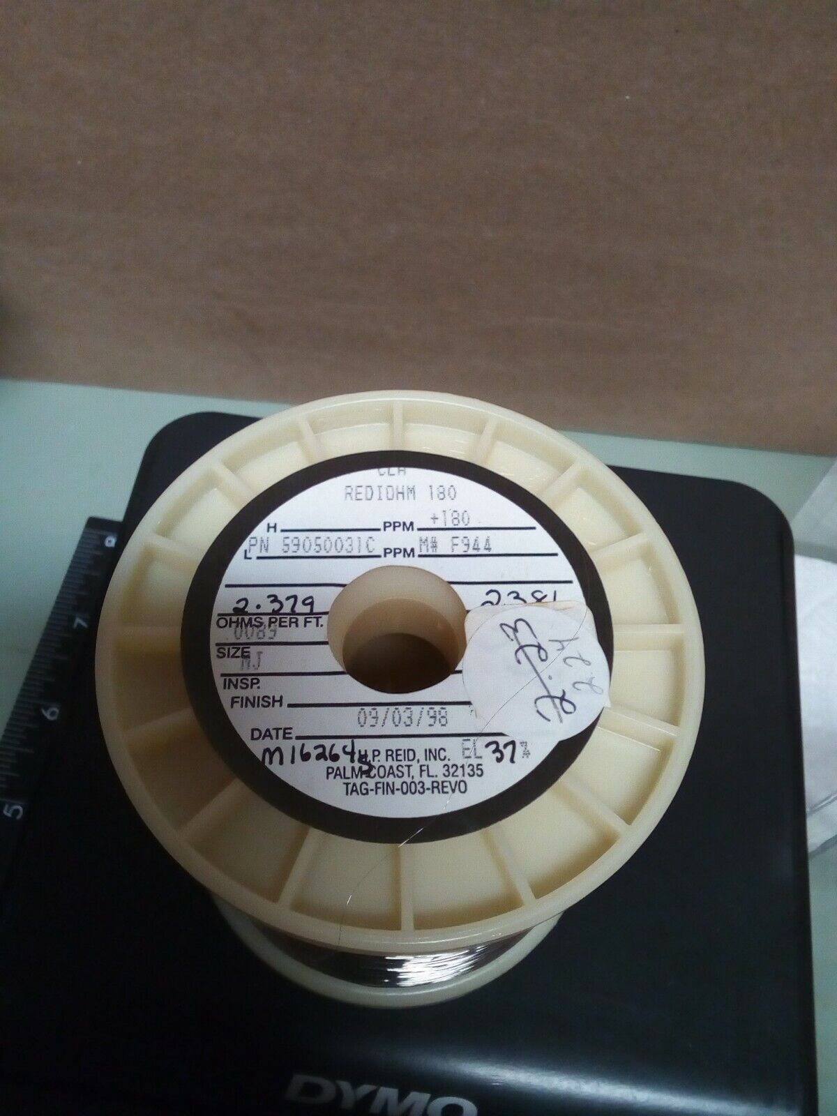 Rediohm 180 Alloy180 .0089" Resistance Wire 2.22lb - crafts hobby lot102-140