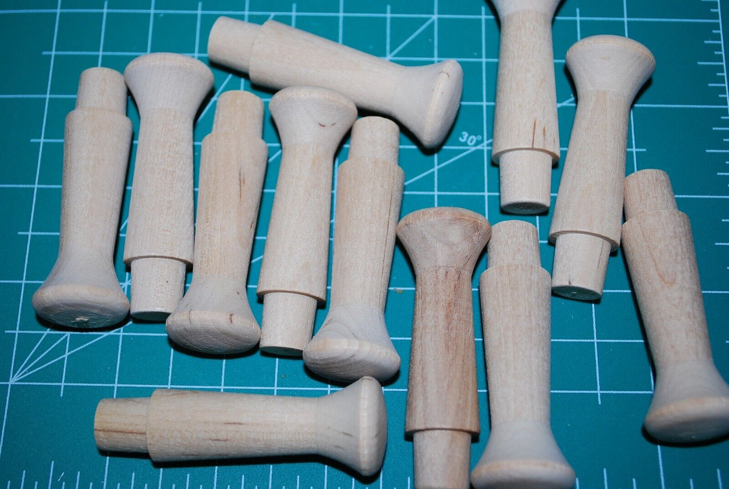 2-1/2" Unfinished Hardwood Shaker Peg - Coat hanger rack 12pc Packs Lot #SP10