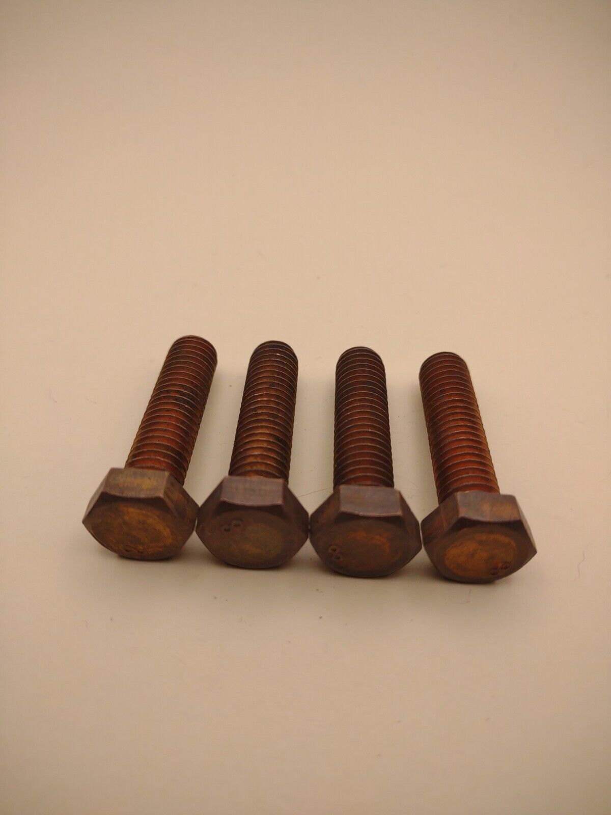 3/8"-16 x 1-1/2" 'Infnity' Silicon Bronze Hex Bolt NOS (4pcs) Pack SBMS02b
