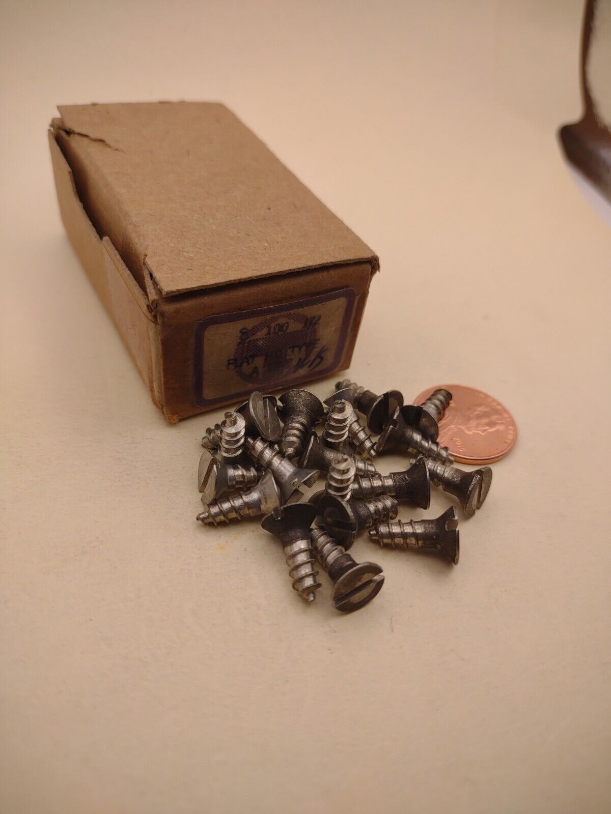 #8 x 1/2" 18-8 Stainless Flat Head Slotted Marine Wood Screws (20) pack SSWS08