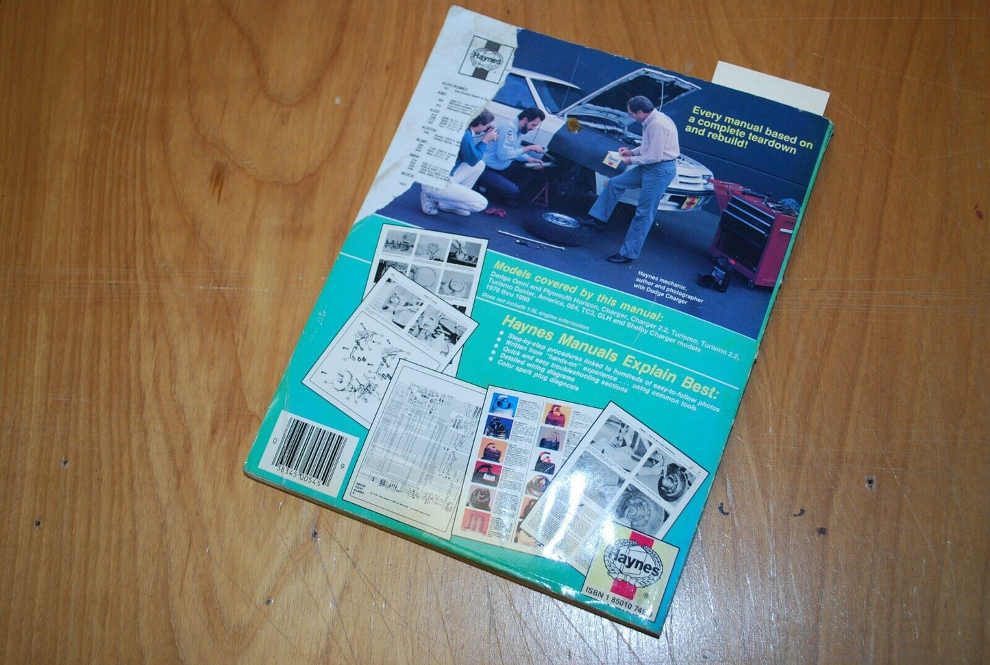 Haynes Repair Manual Guide Dodge Plymouth Omni Horizon 1978-1990 - B047