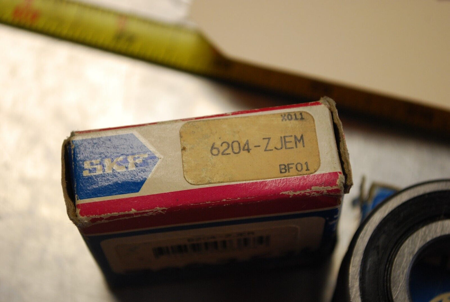 SKF 6204 2RS JEM Ball Bearings - Lot of Qty (2) NOS - RBL91