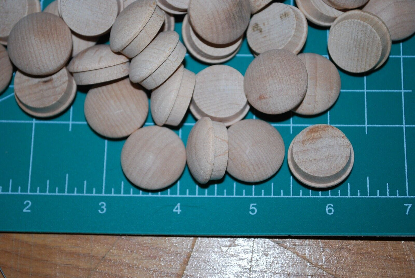 3/4" Mushroom Top Birch Wood Plugs 50pc Packs - PL17