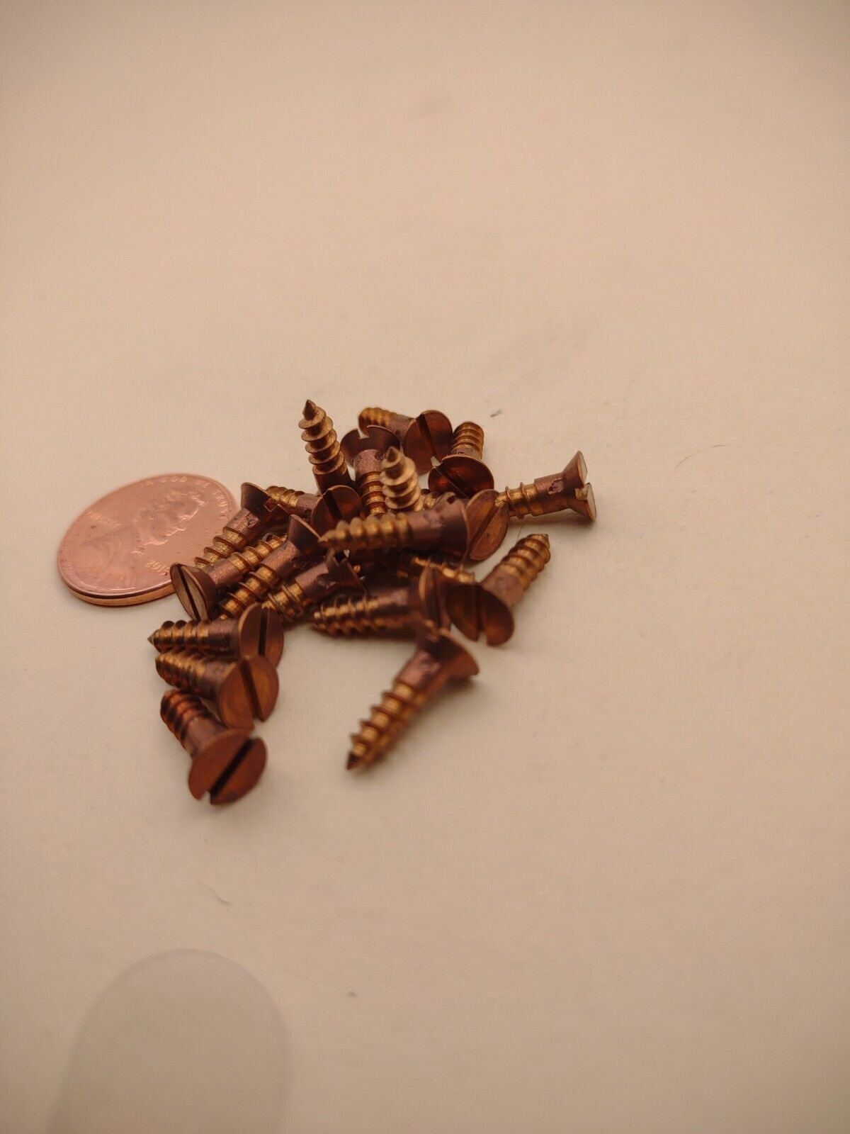 #6 x 1/2" Silicon Bronze Flat Head Slotted Marine Wood Screws (20) pack SBWS04