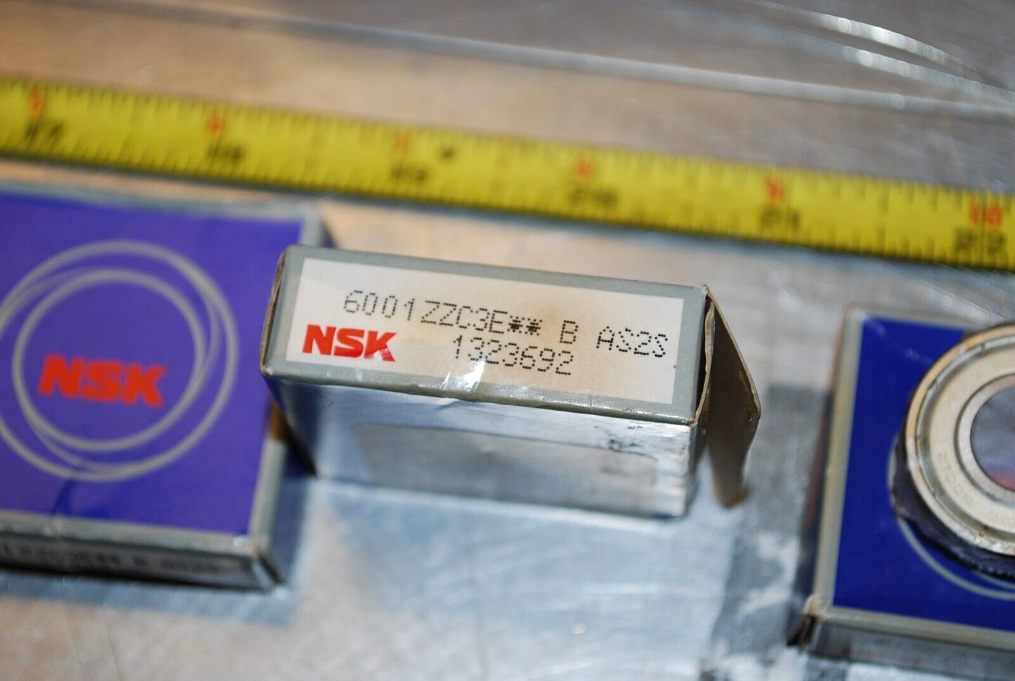 NSK 6001 ZZC3 Ball Bearings - Lot of Qty (3) NOS - RBL84