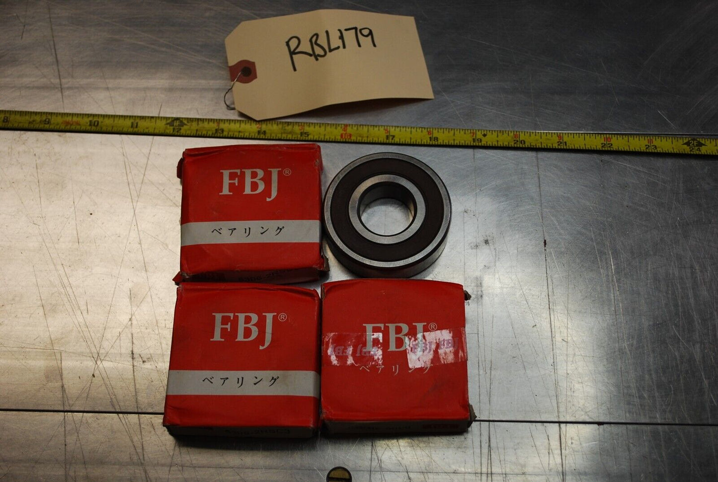 FBJ 6306-2RSSC3 Ball Bearings - Lot of Qty (4) NOS - RBL179