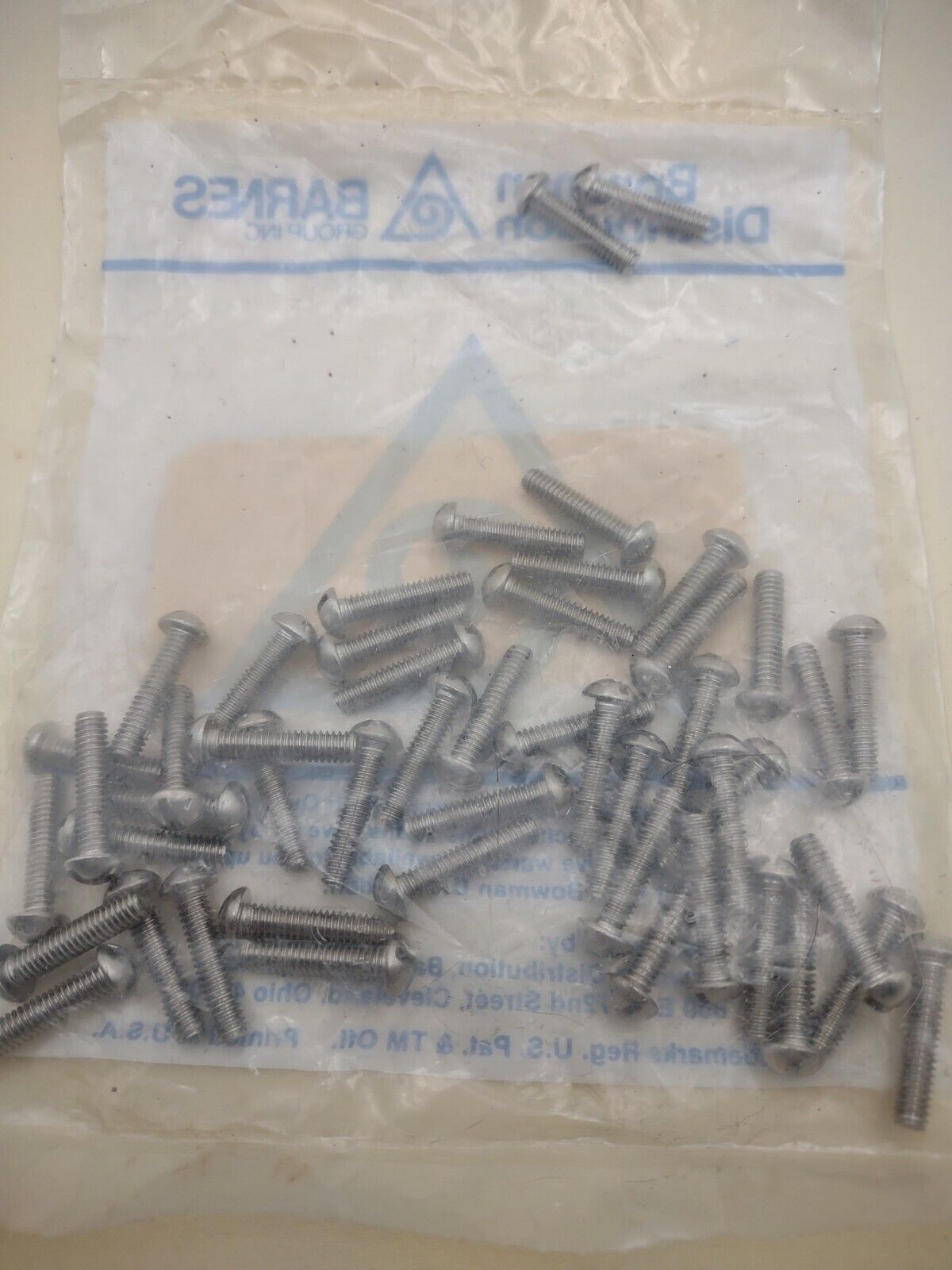 8-32 x 3/4" 18-8 Stainless Round Head Slotted Machine Screws 50 pack SSMS03
