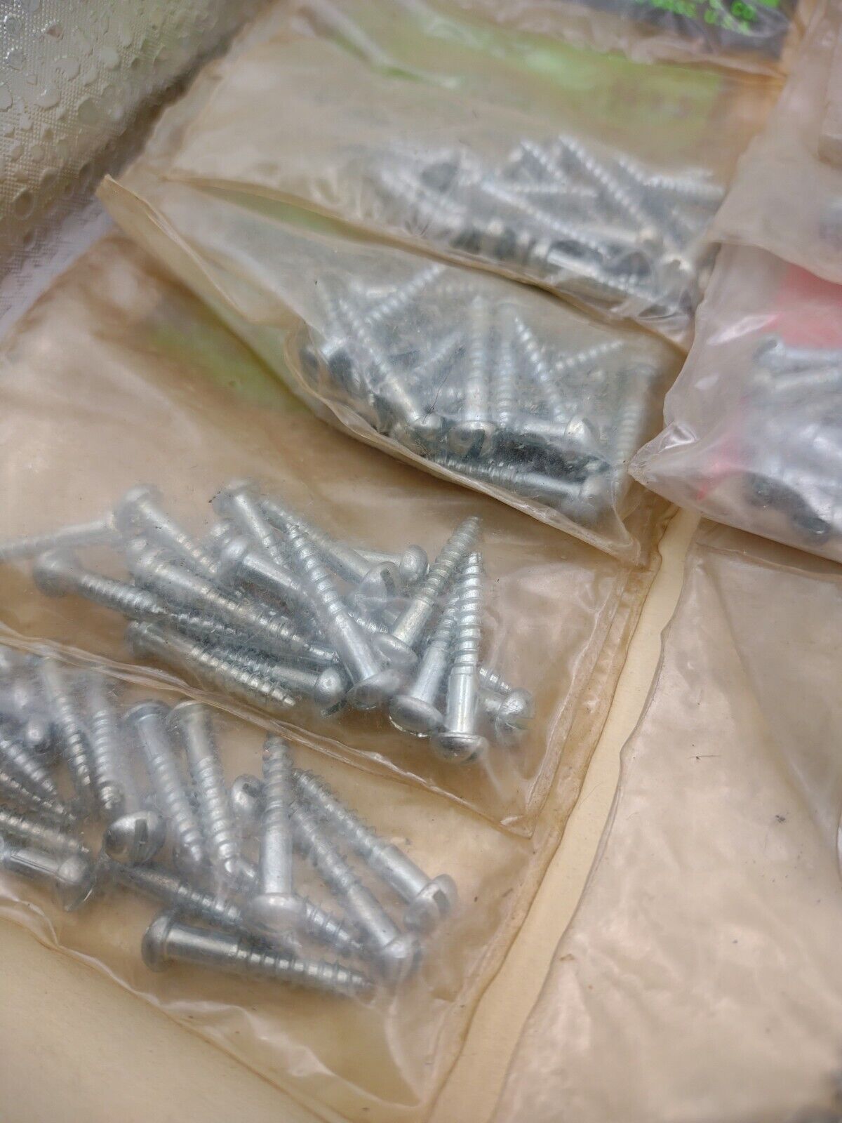 #5 x 3/4" Slotted Round Head Reed & Prince Wood Screws (260pcs) NOS Lot RP079