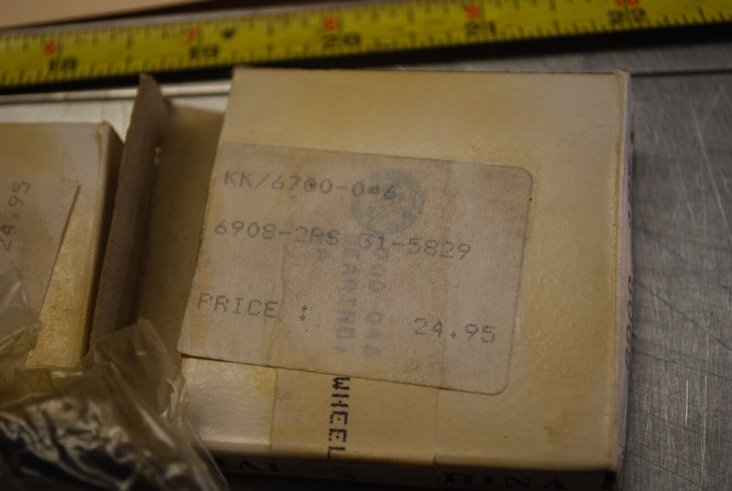 6908-2RS Ball Bearings - Lot of Qty (2) NOS - RBL145