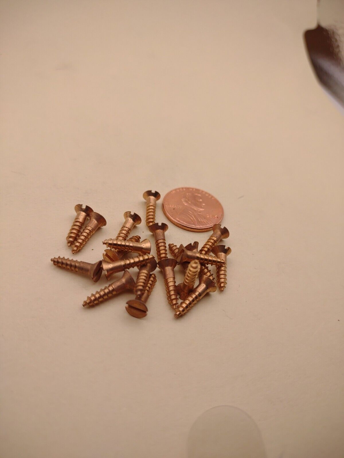 #4 x 1/2" Silicon Bronze Flat Head Slotted Marine Wood Screws (20) pack SBWS10