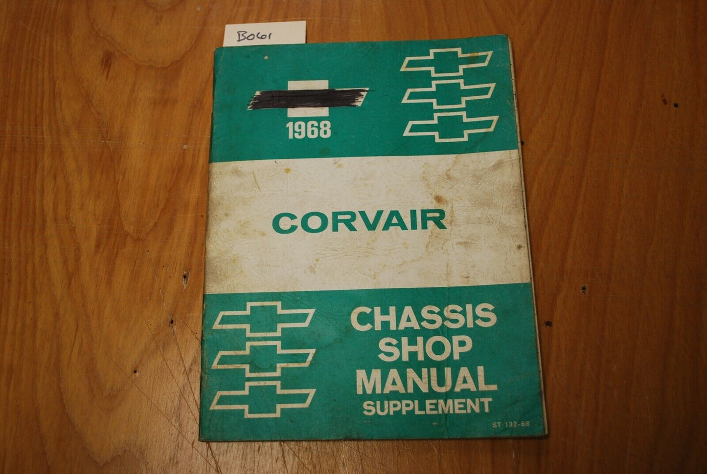 1968 Corvair Chassis Shop Manual Supplement - B061