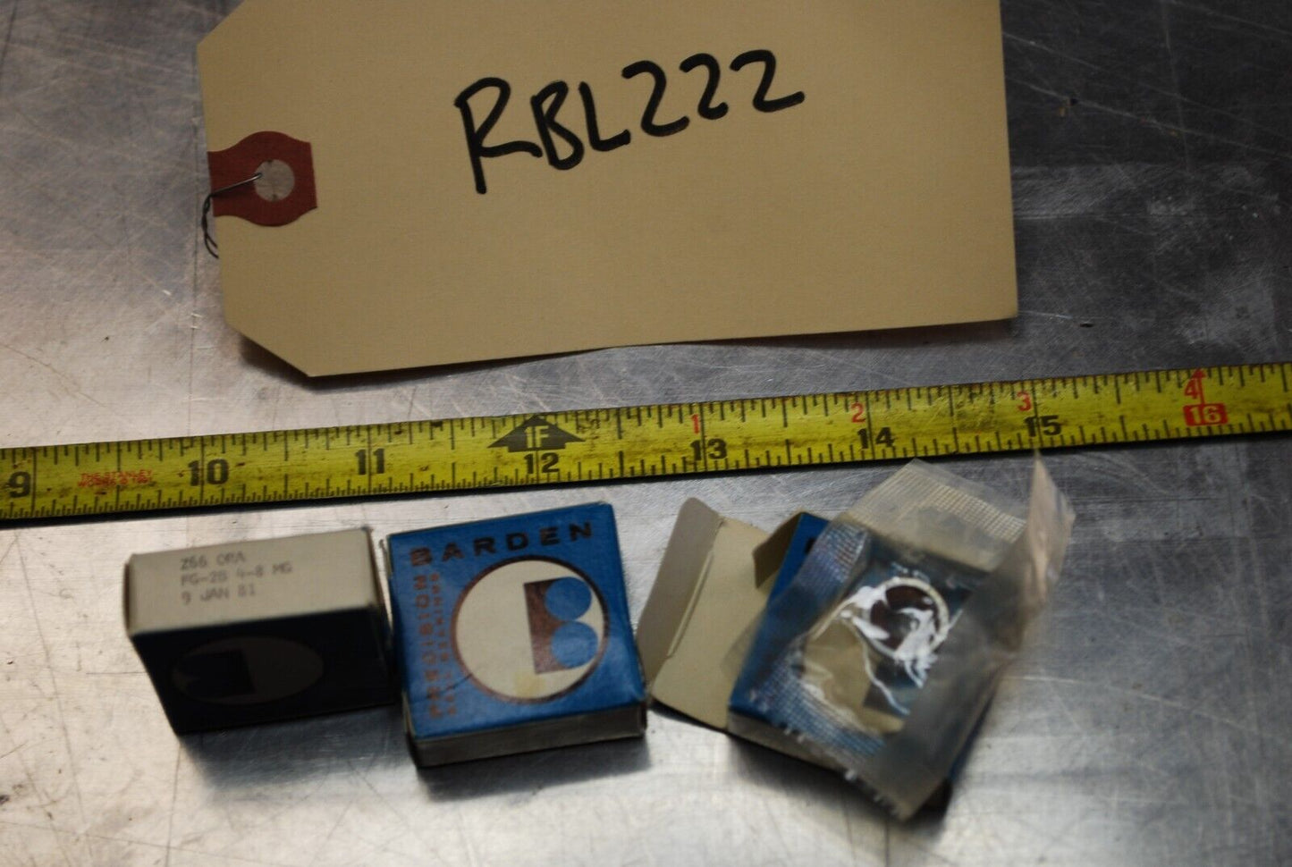 Barden Z66 QRA Ball Bearings - Lot of Qty (3) NOS - RBL222
