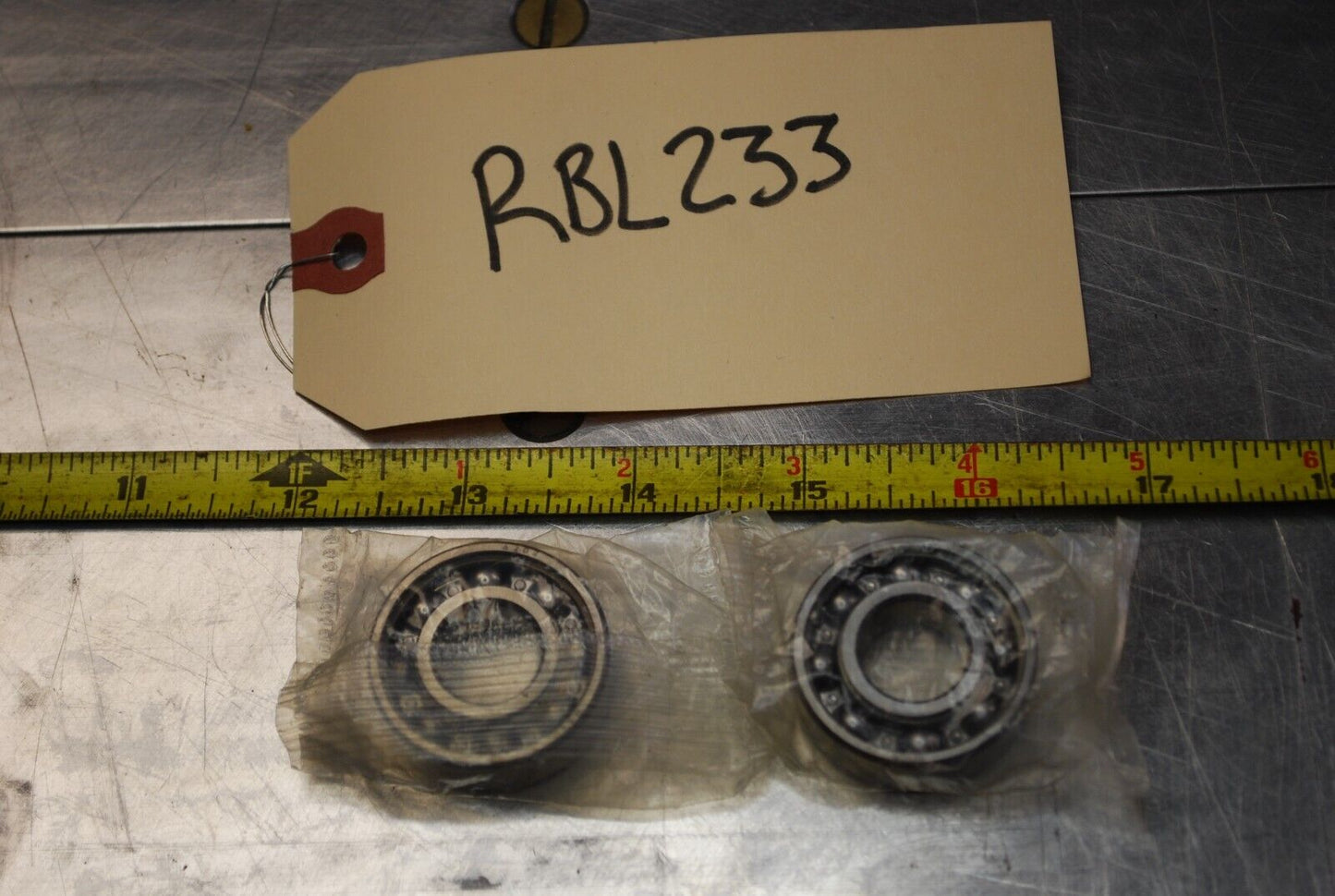 NSK USA 6202 Ball Bearings - Lot of Qty (2) NOS - RBL233