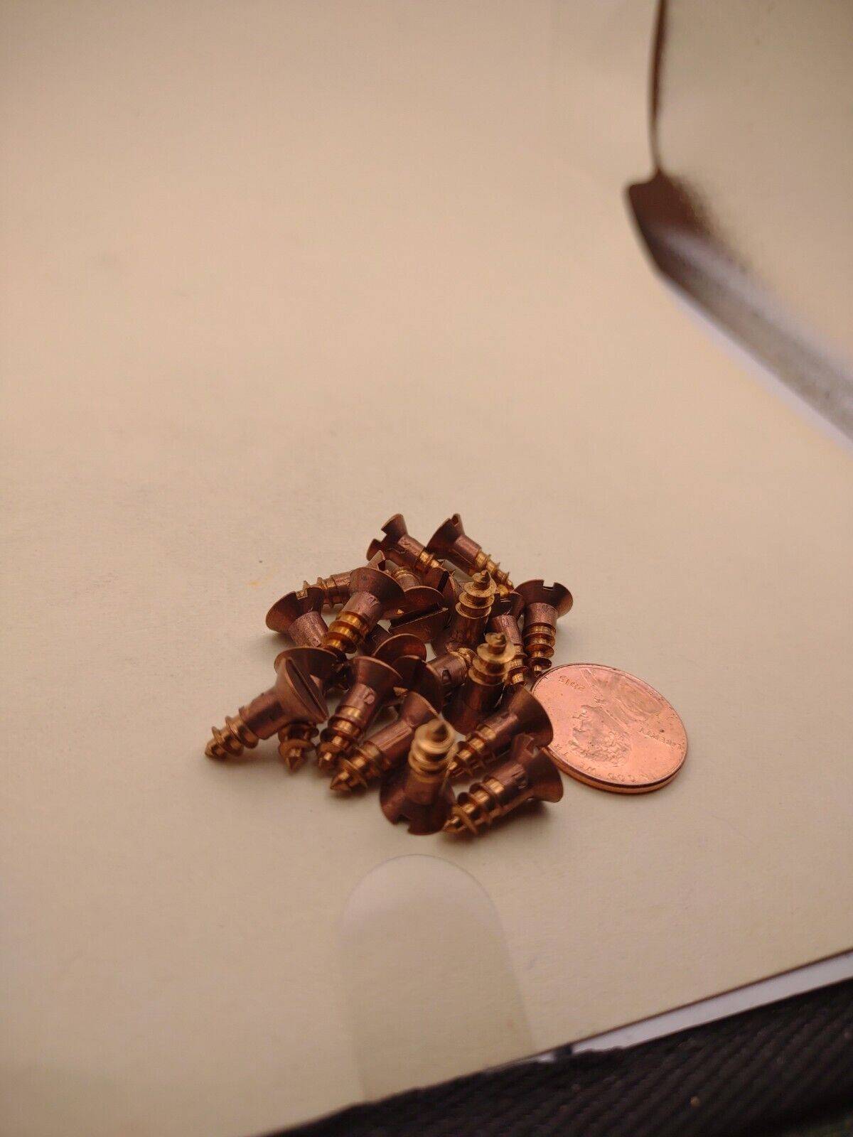 #8 x 1/2" Silicon Bronze Flat Head Slotted Marine Wood Screws (20) pack SBWS20
