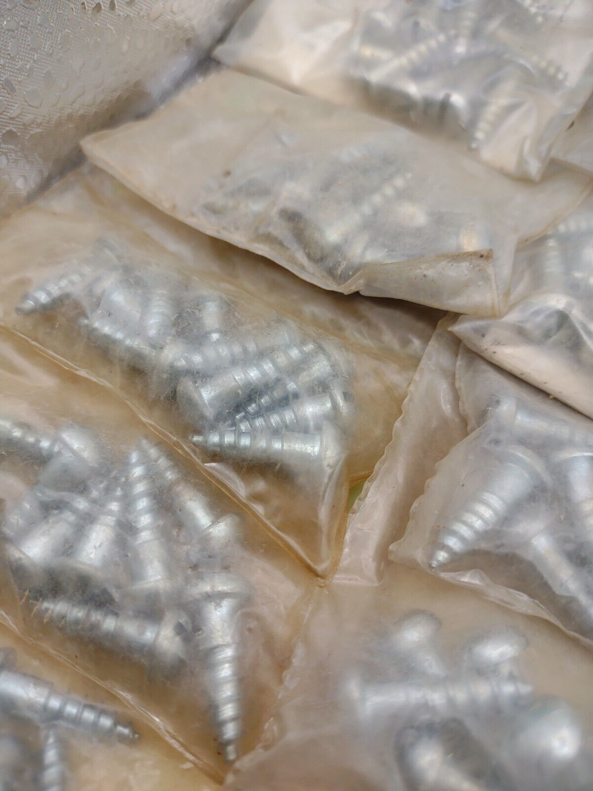 #12 x 3/4" Slotted Round Head Reed & Prince Wood Screws (170pcs) NOS Lot RP105