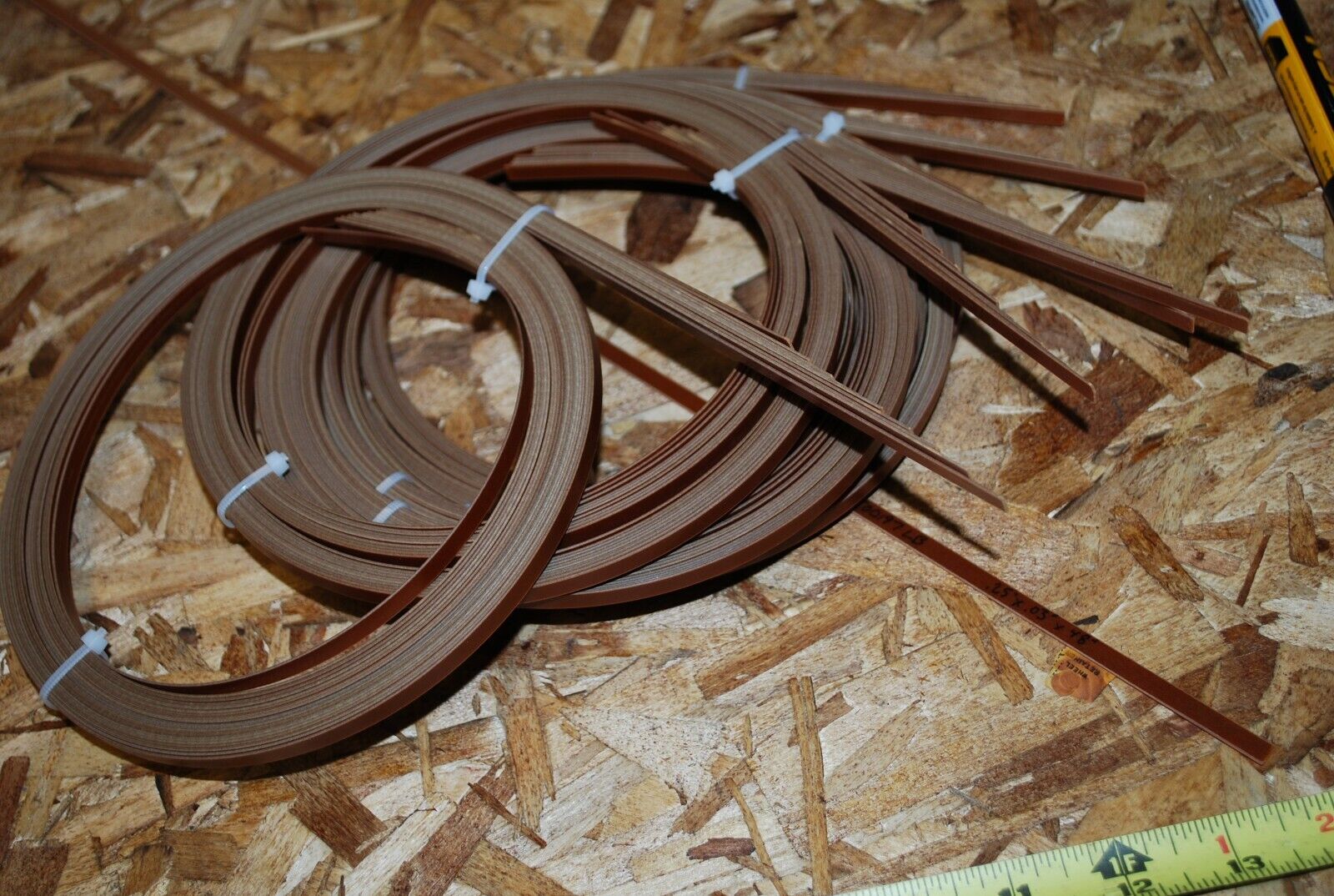 (10pc) .25” x .03" x 48” Phenolic Laminate Strips Various Craft Use LOT102-28