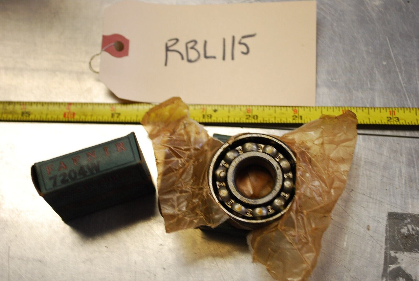 Fafnir 7204W Ball Bearings - Lot of Qty (2) NOS - RBL115
