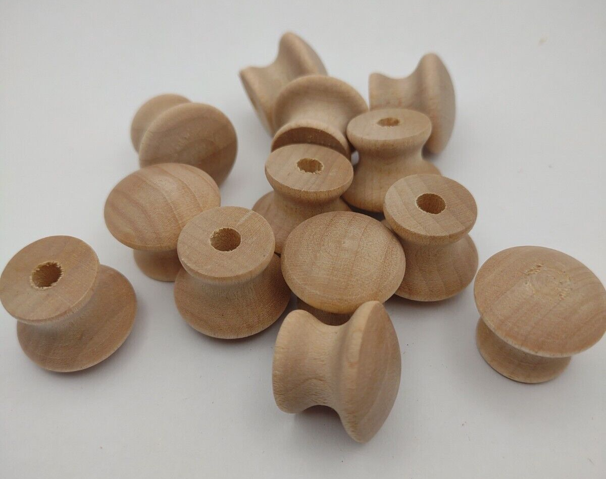 3/4" x 5/8" x 1/8" hole Unfinished Cabinet Drawer Pull 12pc Pack Lot #CPH10