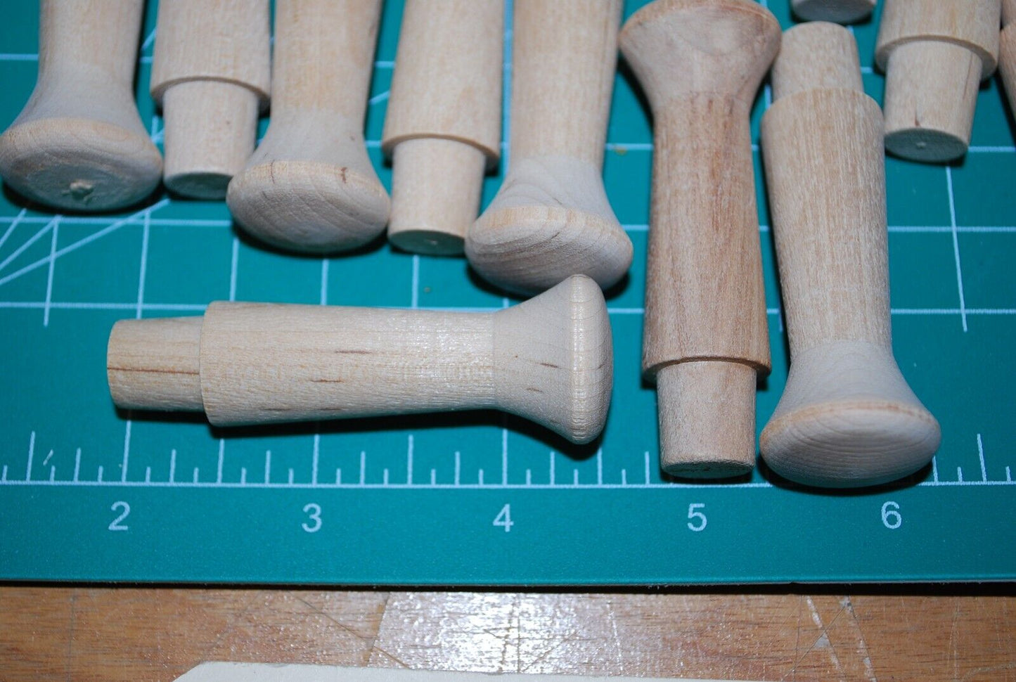 2-1/2" Unfinished Hardwood Shaker Peg - Coat hanger rack 12pc Packs Lot #SP10
