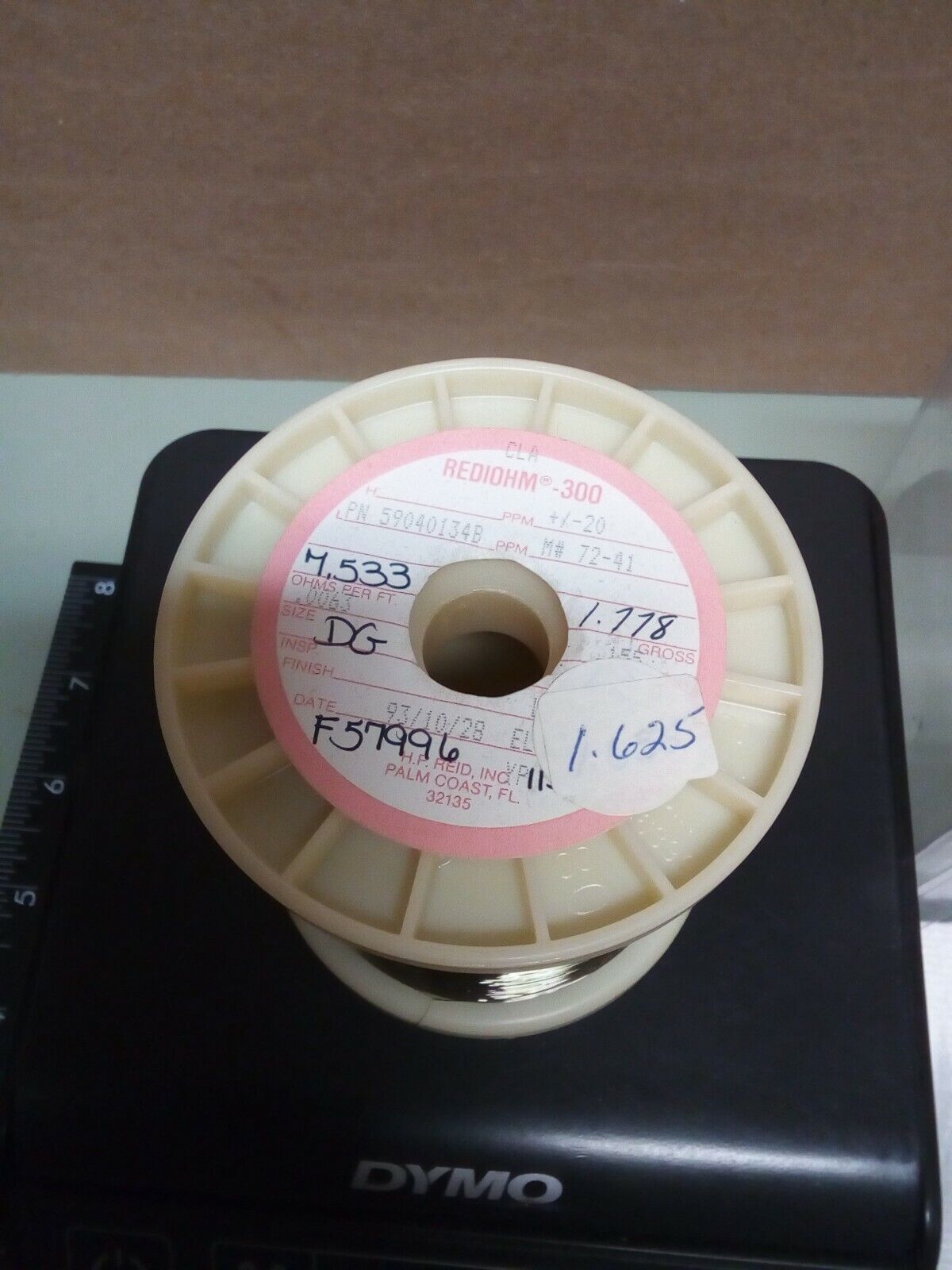 Rediohm 300 Alloy300 .0063" Resistance Wire 1.62lb - crafts hobby lot102-156