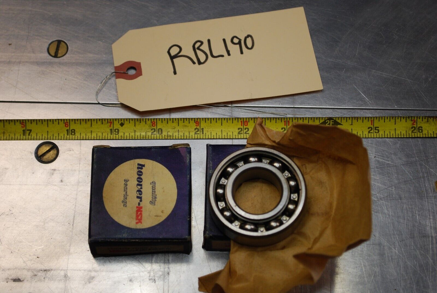 Hoover 6205 CE1PE9 Ball Bearings - Lot of Qty (2) NOS - RBL190