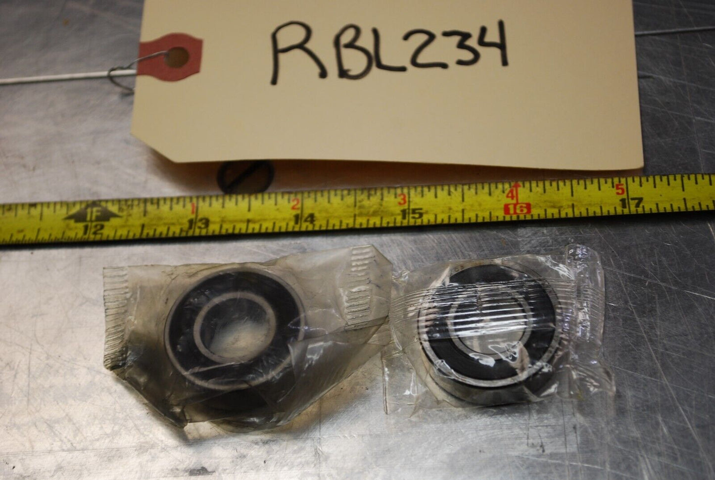 6002-RSH/C3 Ball Bearings - Lot of Qty (2) NOS - RBL234