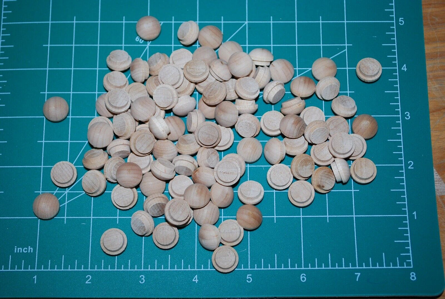 3/8" Mushroom Top Birch Wood Plugs 100pc Packs - PL11