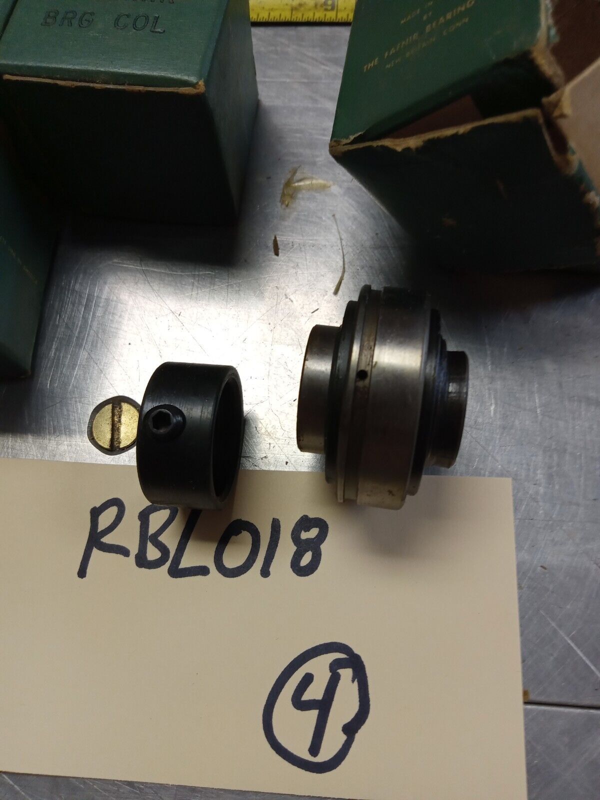 FAFNIR G1011KRR Ball Bearings - Lot of Qty (4) NOS - RBL018
