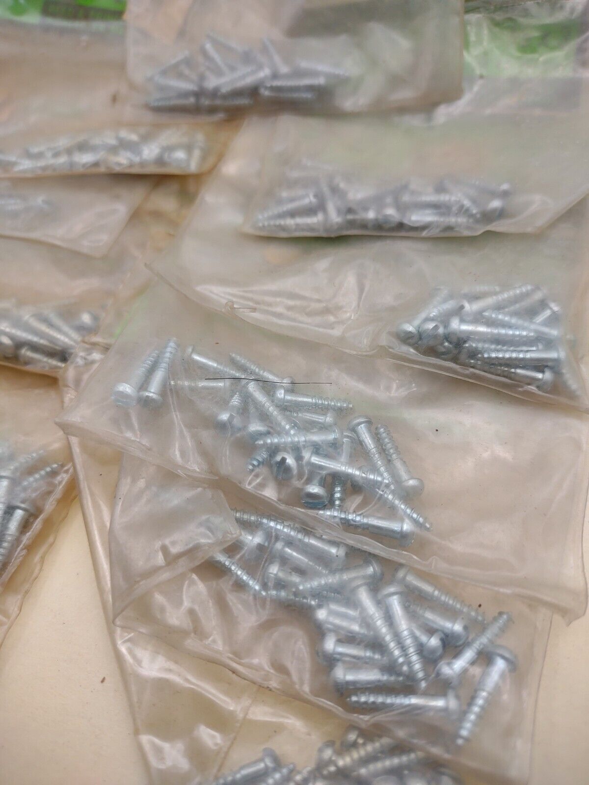#3 x 1/2" Slotted Round Head Reed & Prince Wood Screws (220pcs) NOS Lot RP073