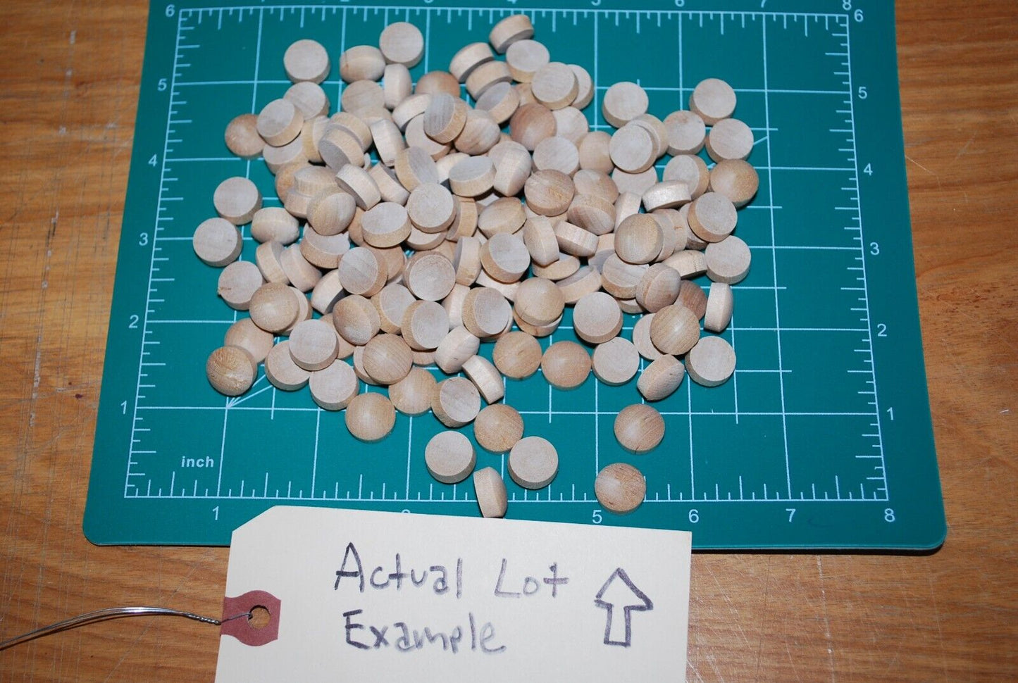 1/2" Oval Top Birch Wood Plugs 150pc Packs - PL03