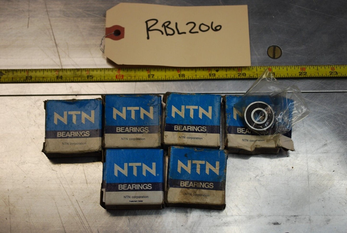 NTN 609 LLB/1k Ball Bearings - Lot of Qty (6) NOS - RBL205