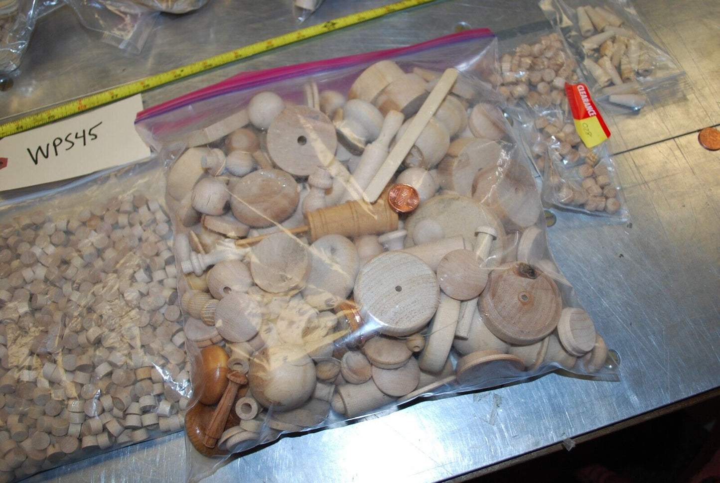 Snowman, Bells, Plugs, Wooden Craft Parts / Shapes Mix - Actual Lot – WPS45