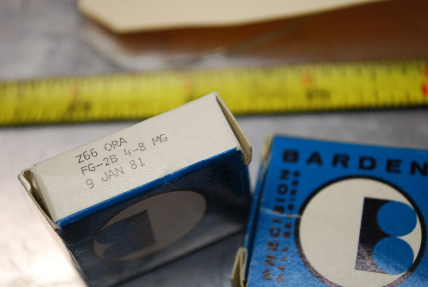 Barden Z66 QRA FG-2B Ball Bearings - Lot of Qty (3) NOS - RBL224