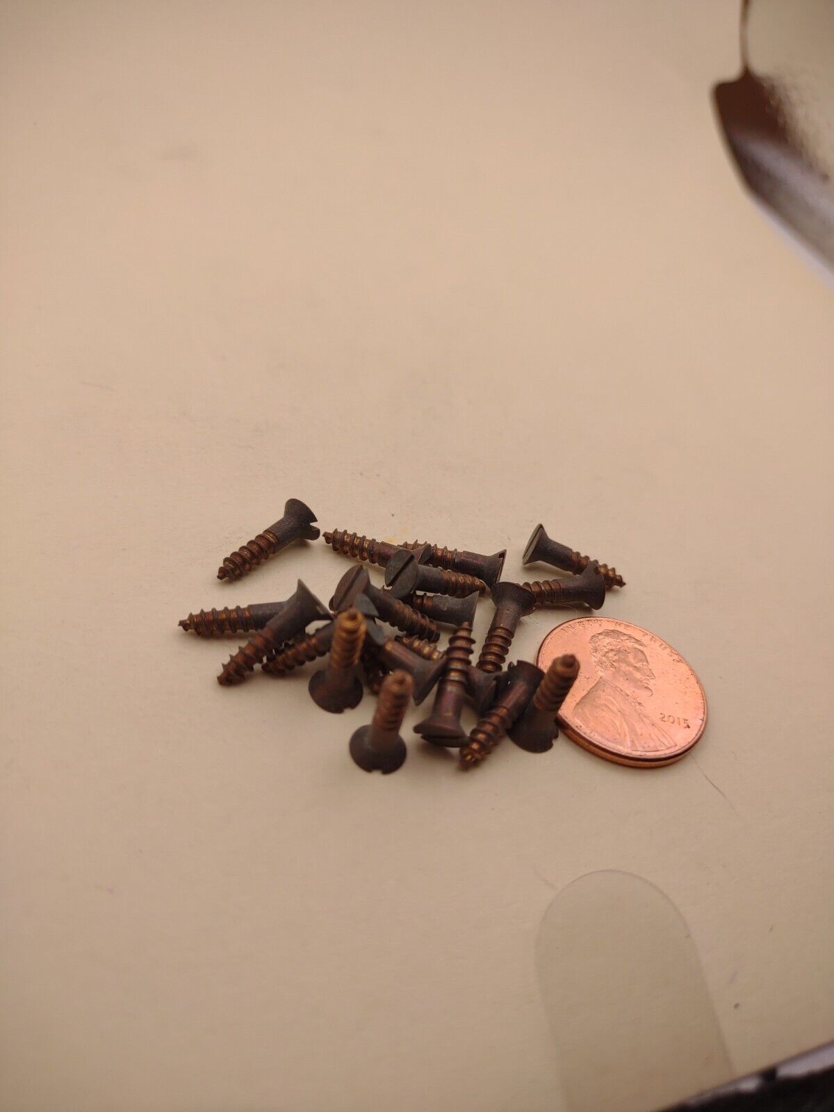 #4 x 1/2" Silicon Bronze Flat Head Slotted Marine Wood Screws (20) pack SBWS09
