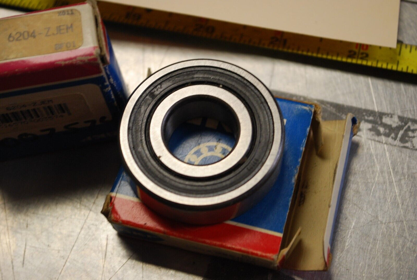 SKF 6204 2RS JEM Ball Bearings - Lot of Qty (2) NOS - RBL91