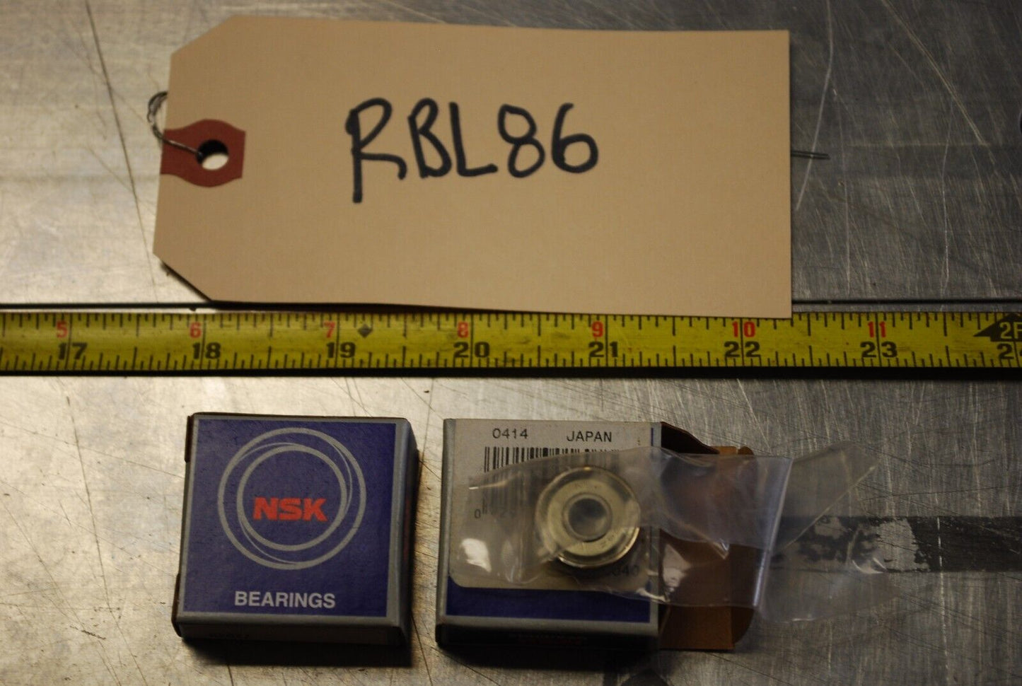 NSK 626 ZZ Ball Bearings - Lot of Qty (2) NOS - RBL86