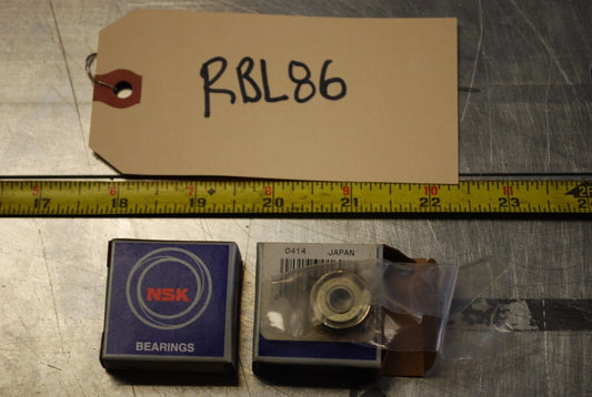 NSK 626 ZZ Ball Bearings - Lot of Qty (2) NOS - RBL86