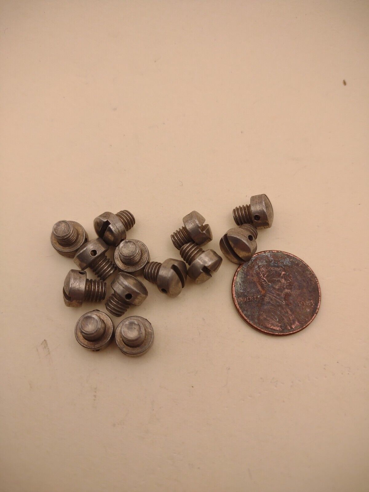 #10-32 x 3/16" Fillister Head Slotted CH.BRASS Machine Screws Pack of (12) FIL11