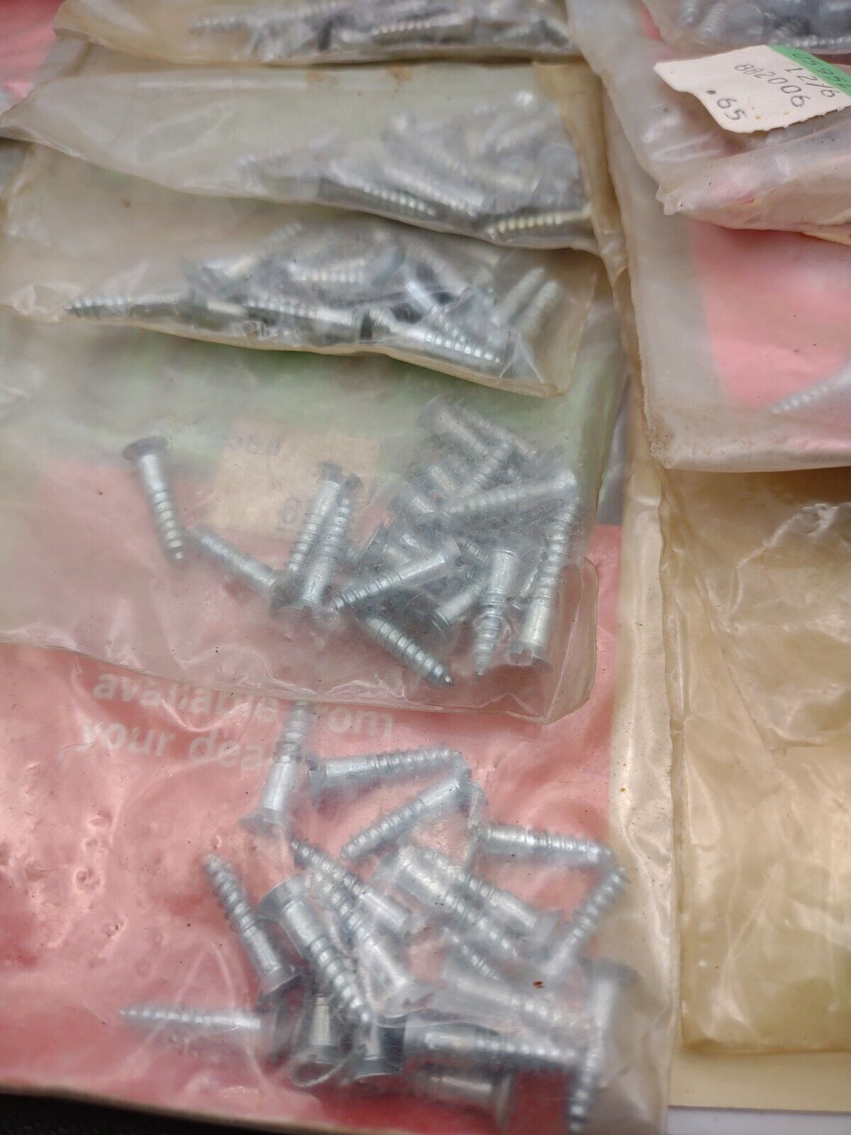#5 x 5/8" Slotted Flat Head Reed & Prince Wood Screws (440pcs) NOS Lot RP009