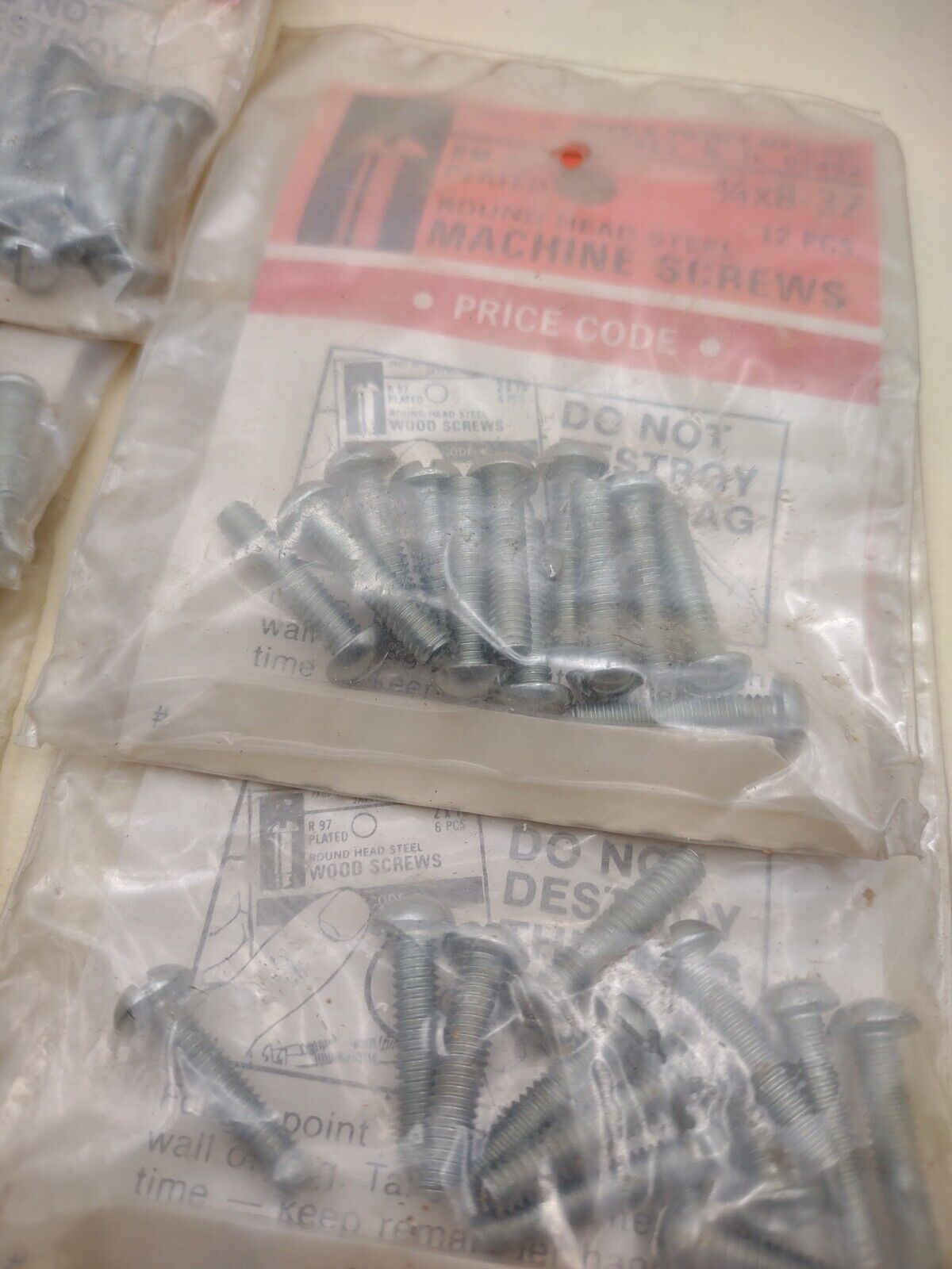 #8-32 x 3/4" Slotted Round Head Reed & Prince Machine Screws (72pcs) Lot RP136