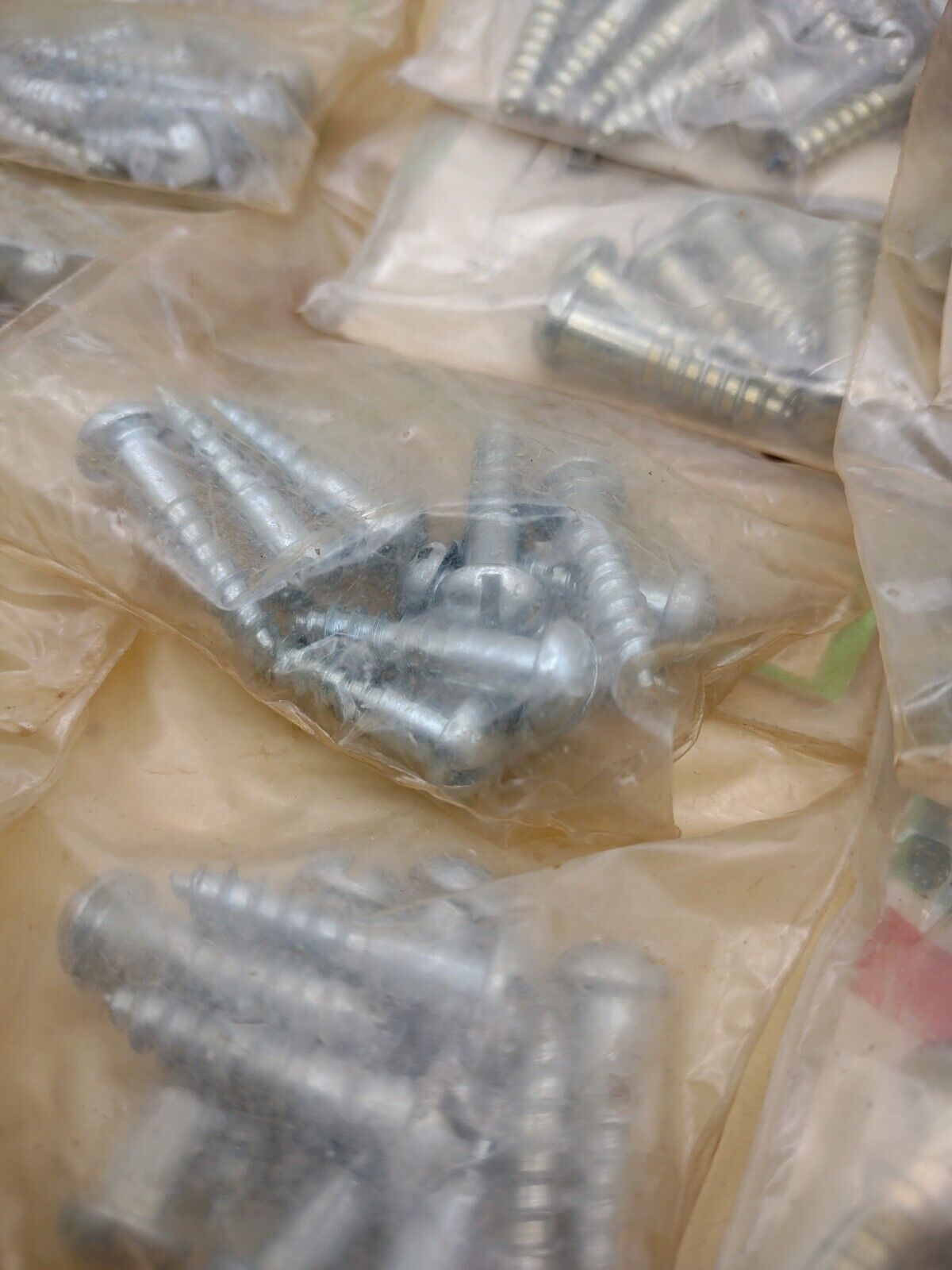 #12 x 1" Slotted Round Head Reed & Prince Wood Screws (110pcs) NOS Lot RP106
