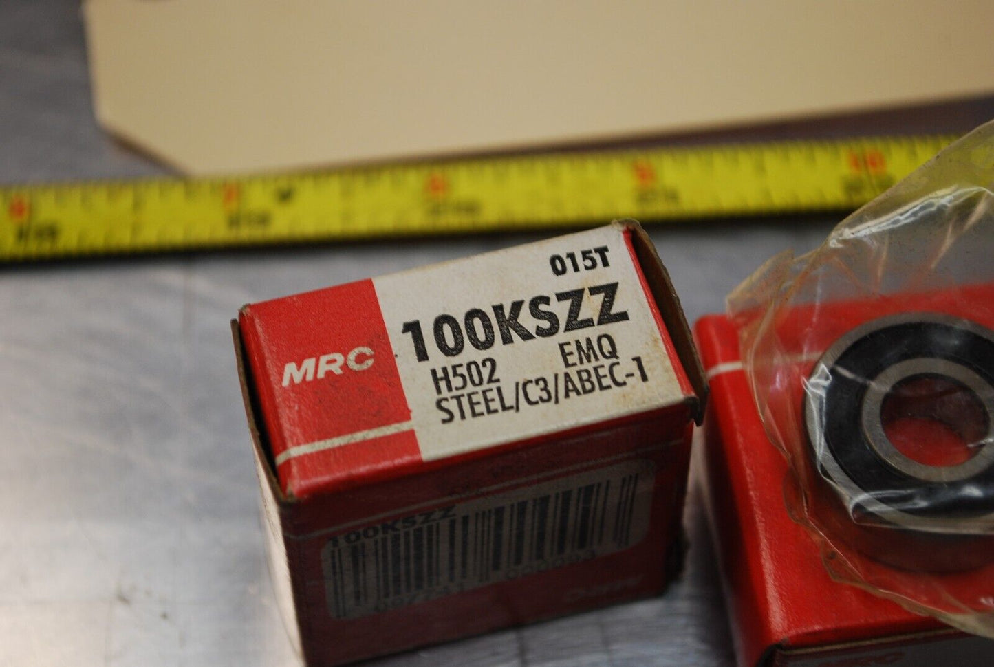 MRC 100KSZZ H502 Ball Bearings - Lot of Qty (2) NOS - RBL155