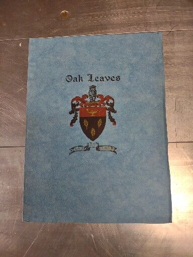 1945 Oak Leaves High School Yearbook, Vassalboro, Maine
