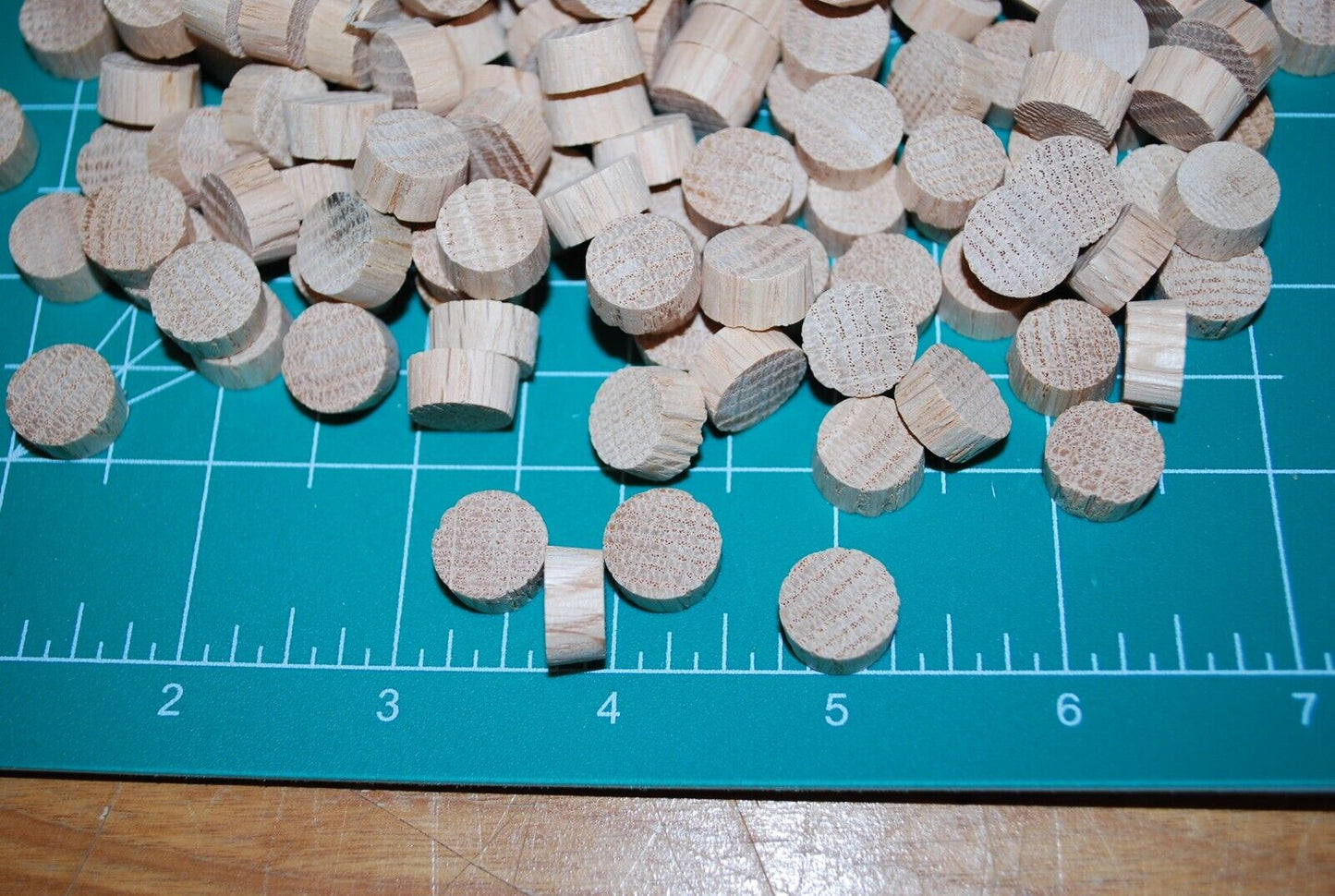 1/2" Flush Top Oak Wood Plugs 150pc Packs - PL06