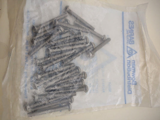 10-32 x 1-1/2" 18-8 Stainless Round Head Slotted Machine Screws (25) pack SSMS18