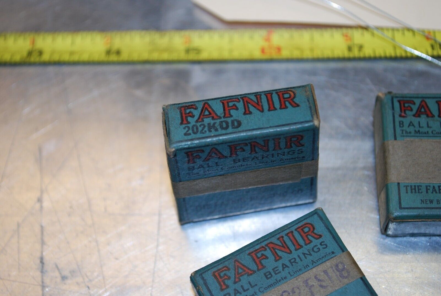Fafnir 202KDD Ball Bearings - Lot of Qty (4) NOS - RBL215