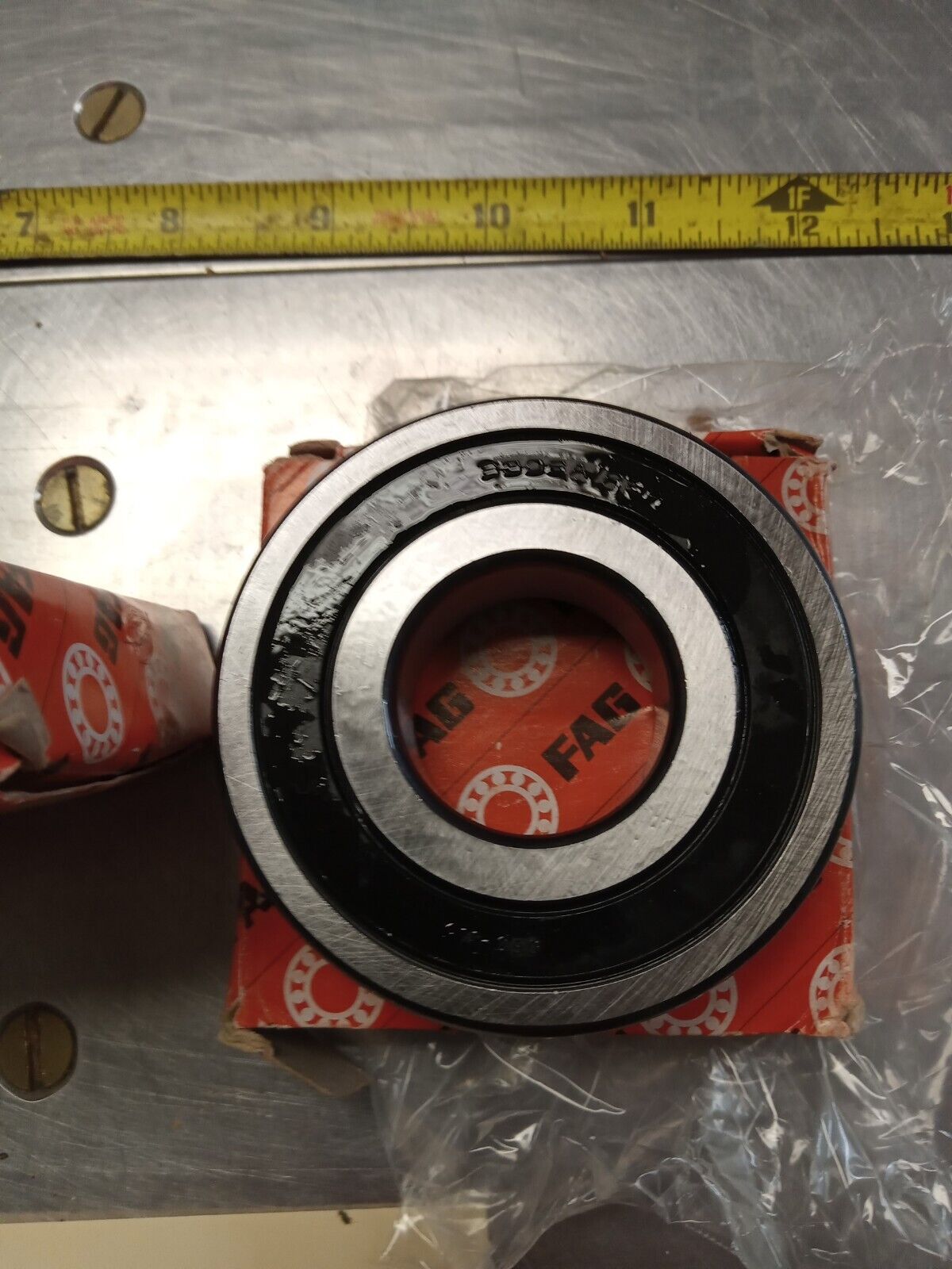 FAG 6306 2RSR Ball Bearings - Lot of Qty (2) NOS - RBL024