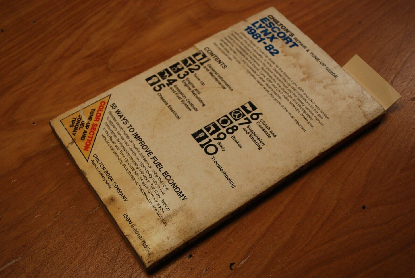 CHILTON'S Repair Manual/Guide - Escort, Lynx - 81-82 - B001
