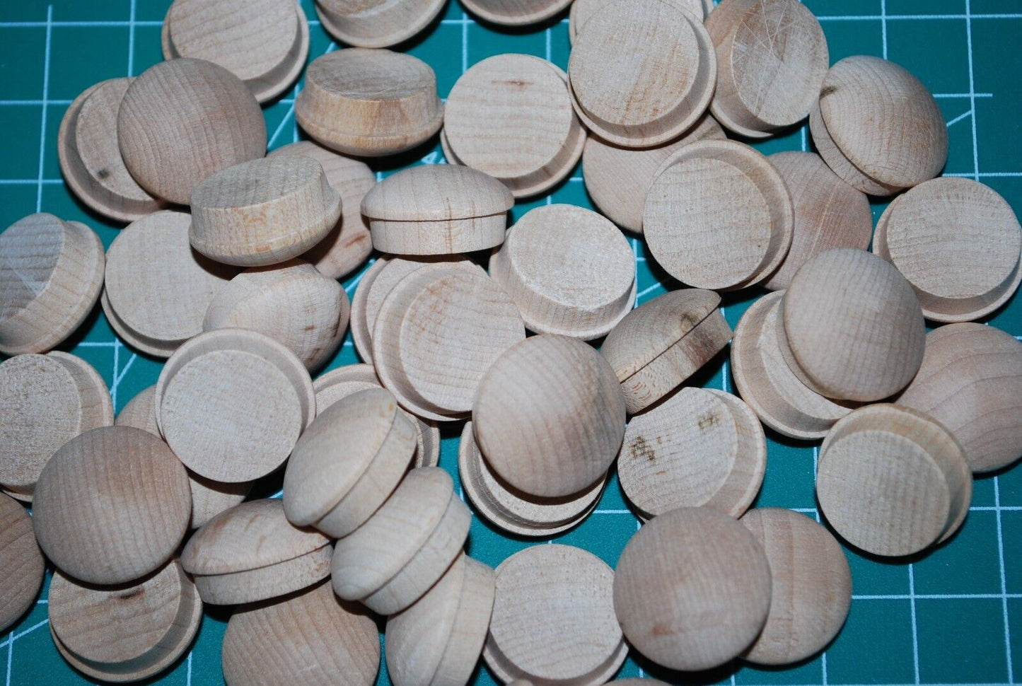 3/4" Mushroom Top Birch Wood Plugs 50pc Packs - PL17